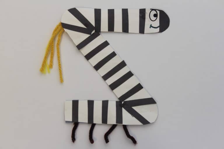 Crafts for Kids: Z is for Zebra!