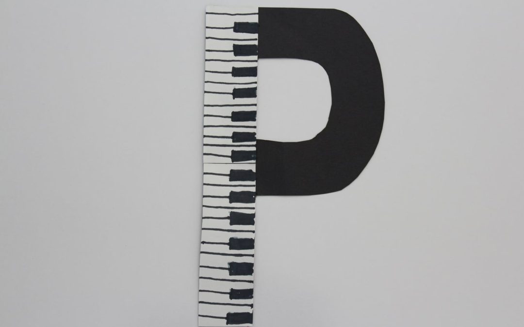 Crafts for Kids: P is for Piano!