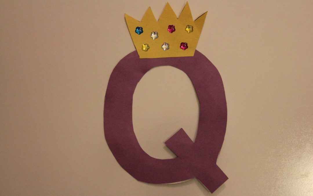 Crafts for Kids: Q is for Queen!