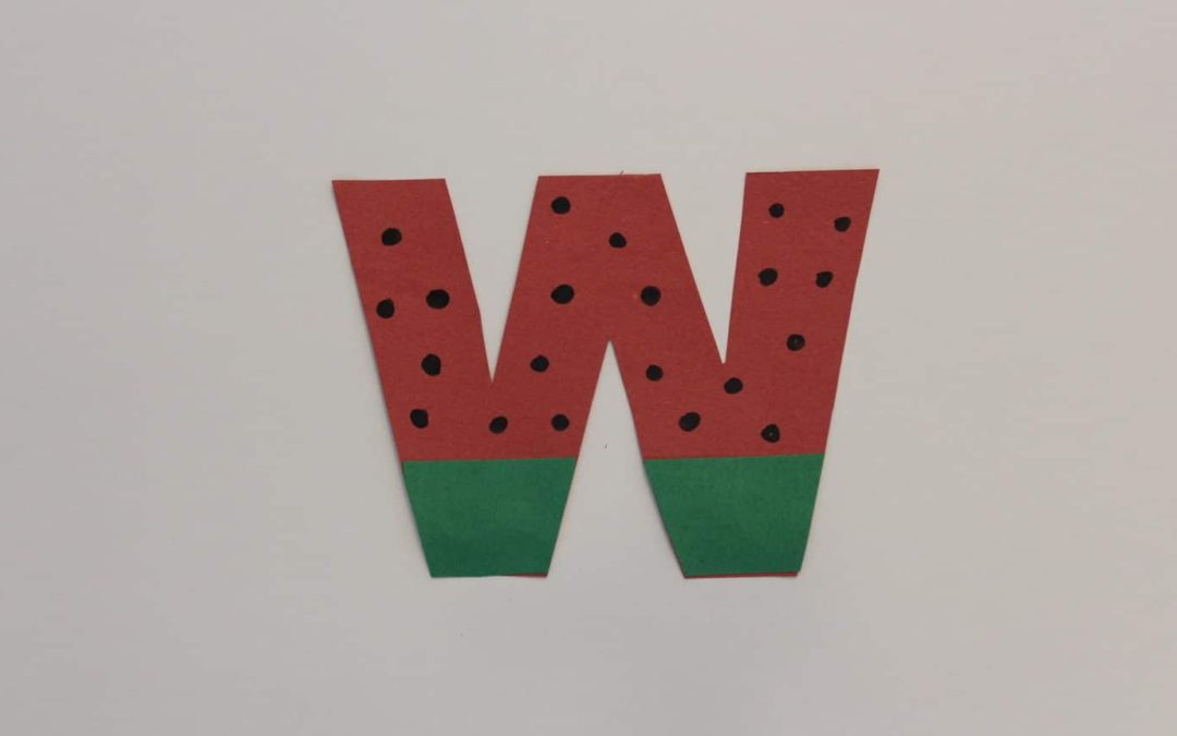 Crafts for Kids: W is for Watermelon