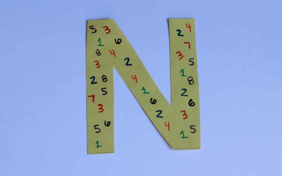 Crafts for Kids: N is for Numbers
